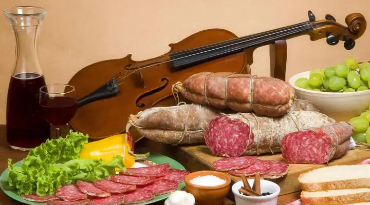 Salame Cremona e violino